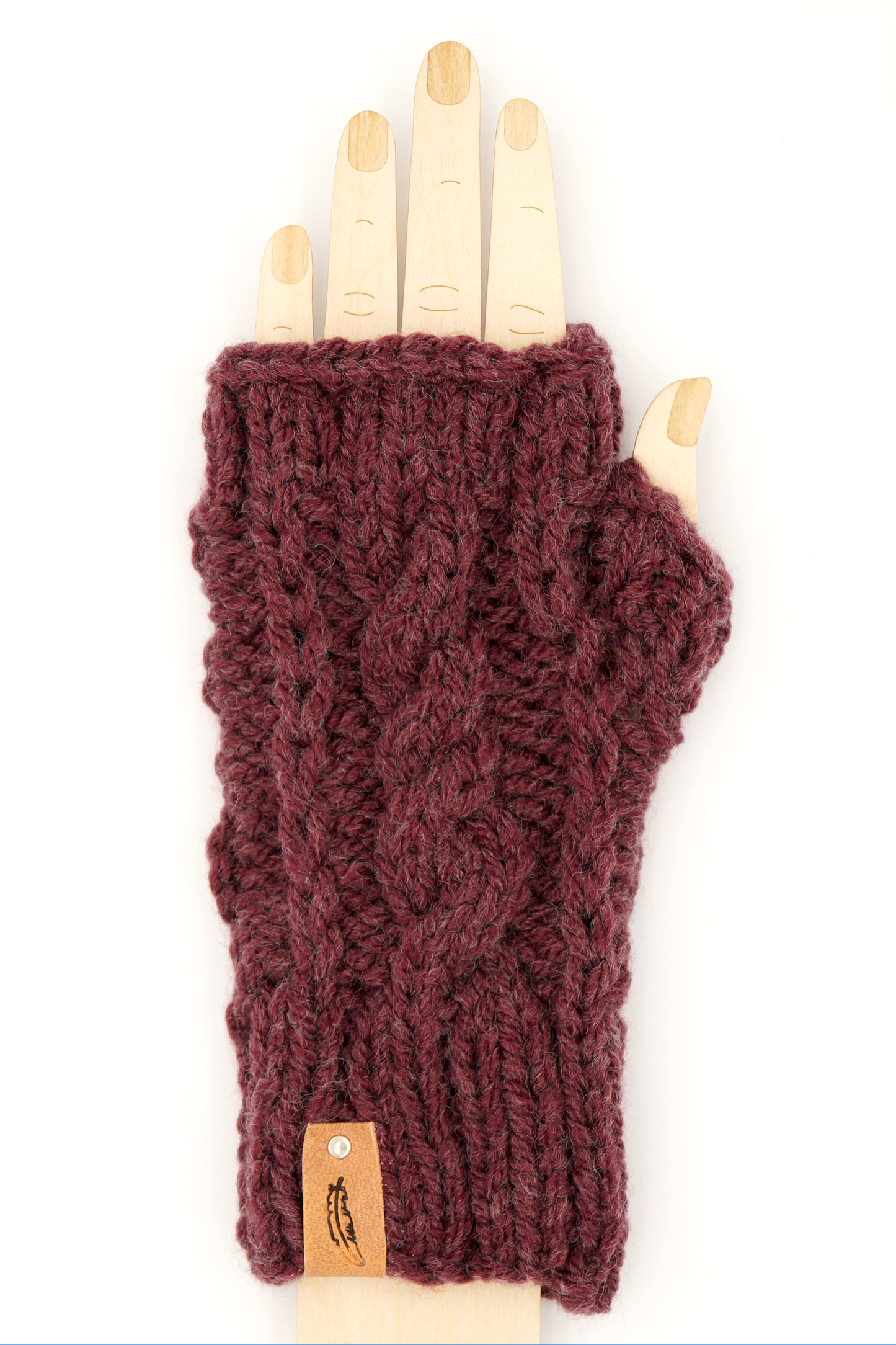 Rose Cable Mitts