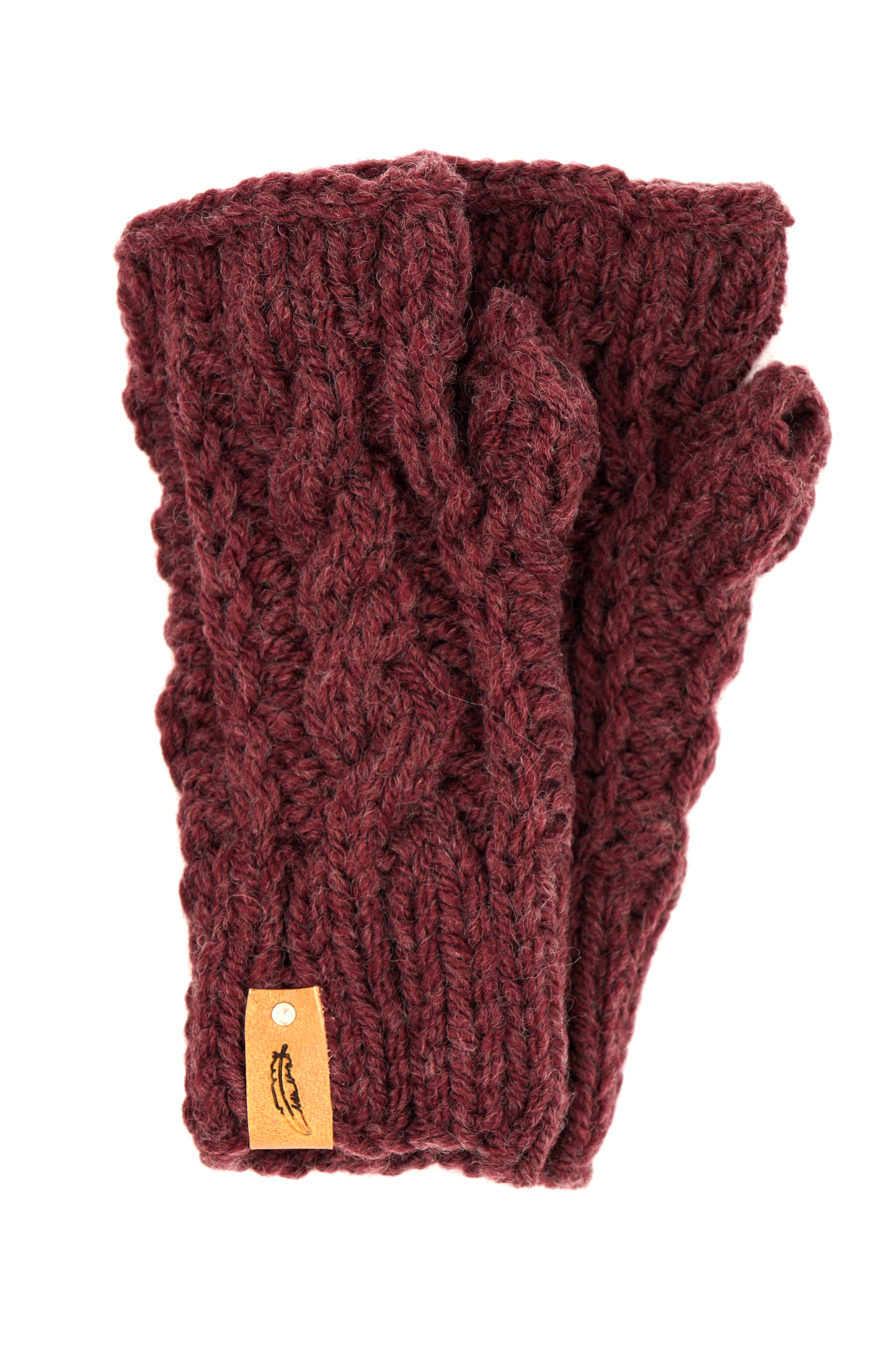 Rose Cable Mitts