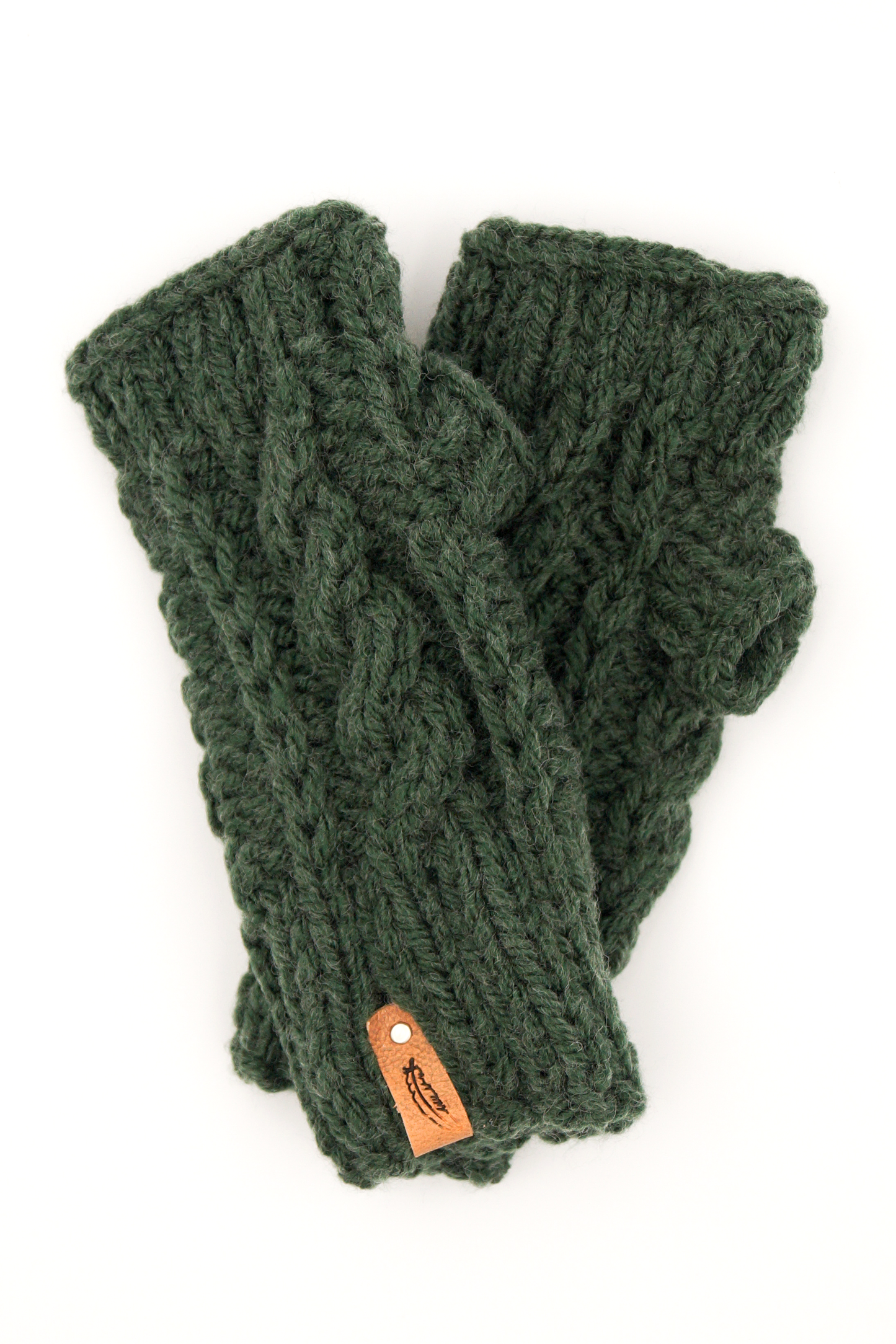 Rose Cable Mitts