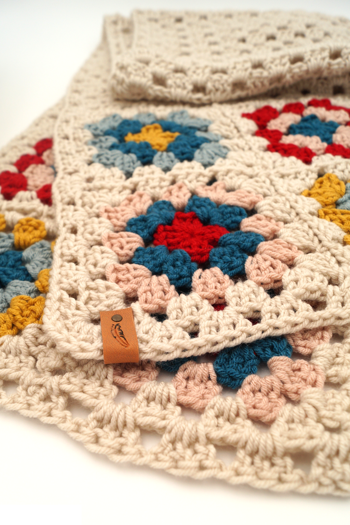 Granny Square Scarf