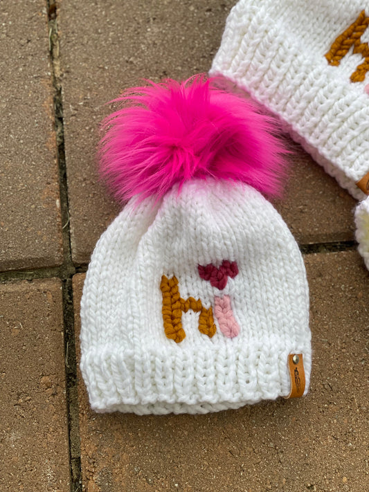 “hi” Beanie