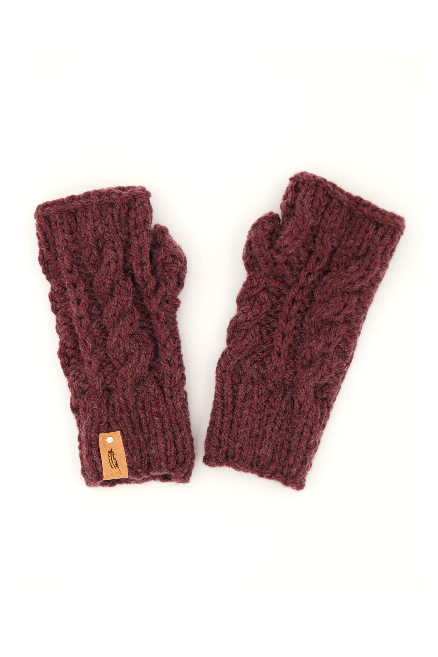 Rose Cable Mitts