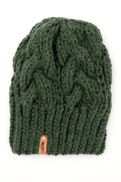 Rose Cable Beanie