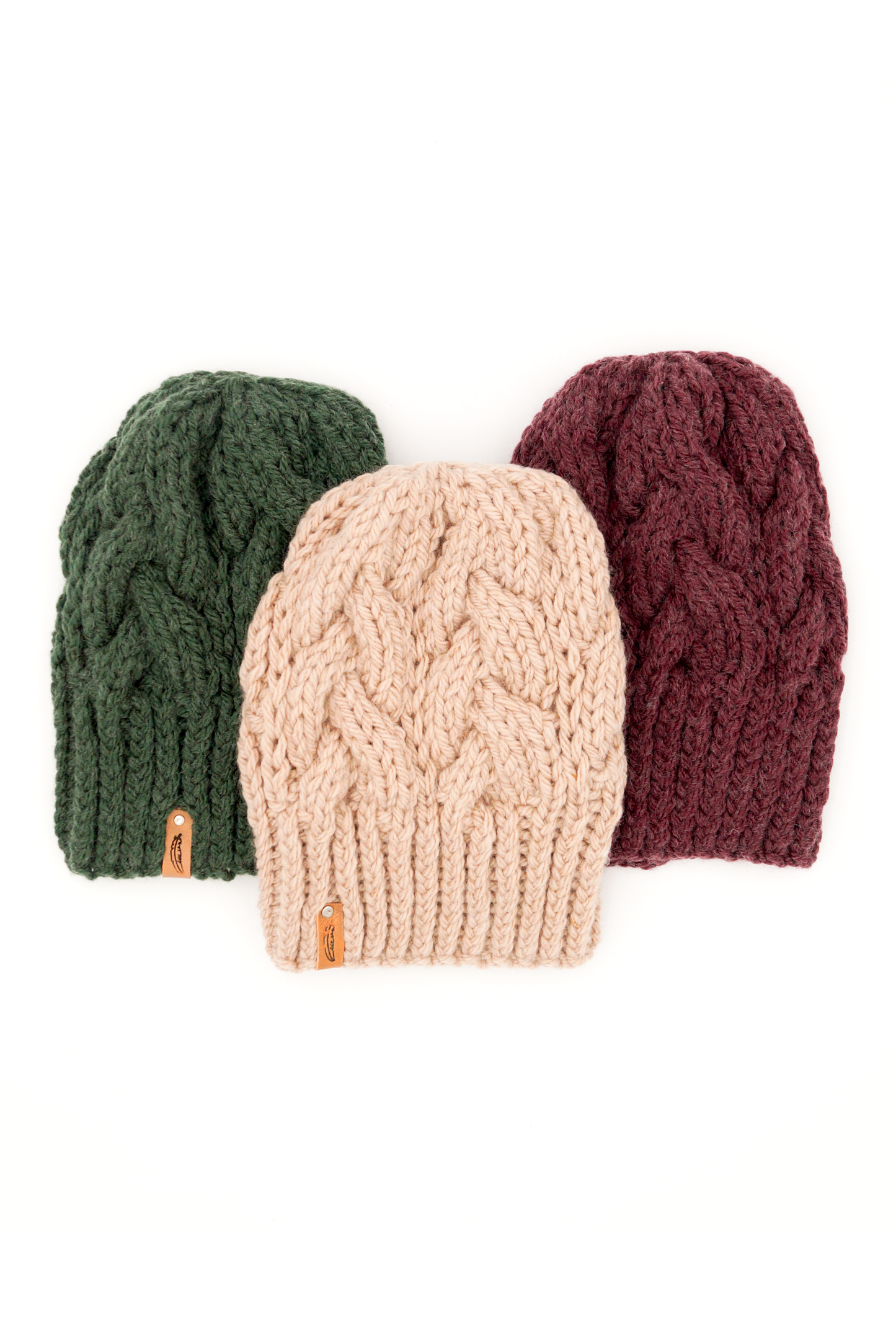 Rose Cable Beanie