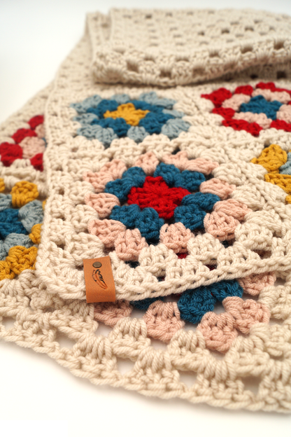 Granny Square Scarf