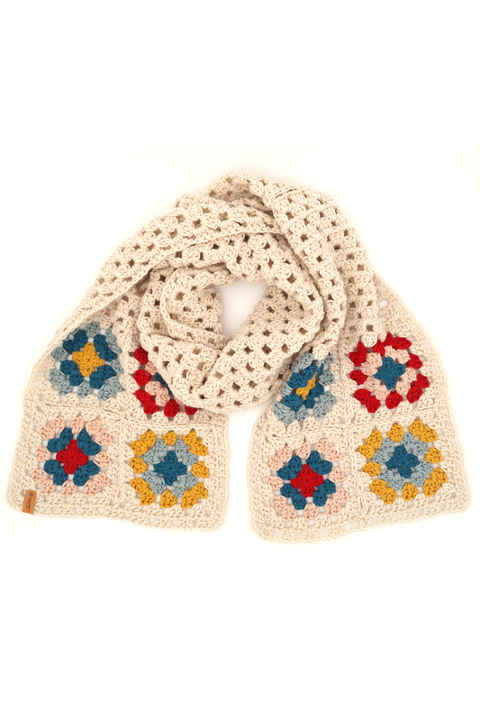 Granny Square Scarf